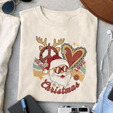 Peace love christmas sublimation design, png for sublimation, Hippe Christmas PNG, retro vibes PNG