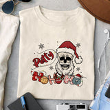 ho ho ho sublimation design, png for sublimation, Christmas PNG, Christmas Skeleton PNG