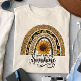 You are my sunshine sublimation design, png for sublimation, Retro sunflower PNG, hobbies vibes png
