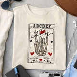 ABCDEF YOU sublimation design