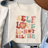 Self love is not selfish sublimation