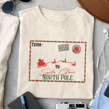 Santa Claus North Pole_1 design sublimation, png for sublimation, Santa Mails PNG,  Christmas SVG