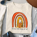 I love fall most of all sublimation design, png for sublimation, Autumn PNG, Positive vibe PNG, Autumn vibe PNG