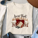 Livin' that baseball mom life sublimation design, png for sublimation, Hobbies png, Baseball png, Sport png