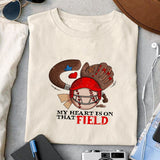 My heart is on that field sublimation design, png for sublimation, Hobbies png, Baseball png, Sport png