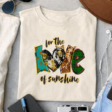 For The Love of sunshine sublimation design, png for sublimation, Retro sunflower PNG, hobbies vibes png