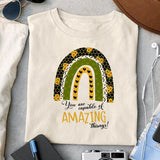 You are capable of amazing things sublimation design, png for sublimation, Retro sunflower PNG, hobbies vibes png