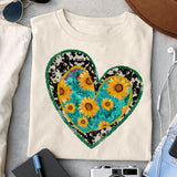 Sunflower background sublimation design, png for sublimation, Retro sunflower PNG, hobbies vibes png