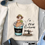 I'm sew awesome sublimation design, png for sublimation, Sewing PNG, Hobbies PNG