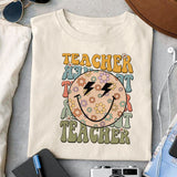 Teacher sublimation design, png for sublimation, Retro teacher PNG, Teacher life PNG