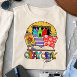 The Cray Cray Crew sublimation design, png for sublimation, Retro teacher PNG, Teacher life PNG