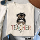 Teacher life sublimation design, png for sublimation, Retro teacher PNG, Teacher life PNG