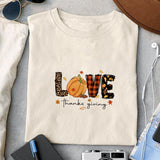 Love Thanksgiving sublimation