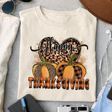 Happy Thanksgiving sublimation