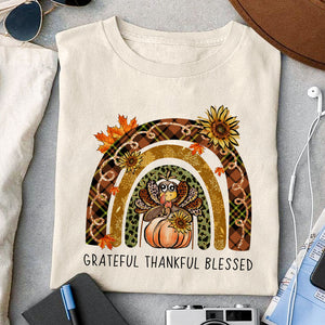 Grateful thankful blessed sublimation