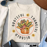 Grateful Thankful Blessed sublimation