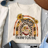 Happy thanksgiving sublimation