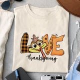 Love thanksgiving sublimation