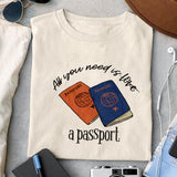 All you need is a passport Sublimation