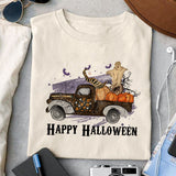 Happy halloween sublimation design, png for sublimation, Vintage Halloween design, Halloween styles