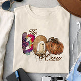 The boo crew sublimation design, png for sublimation, Vintage Halloween design, Halloween styles