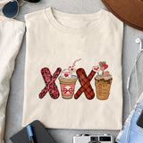 XOXO hug & kisses sublimation design, png for sublimation, Valentine PNG, Valentine coffee PNG