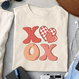 XOXO sublimation design, png for sublimation, Valentine PNG, Retro valentine PNG