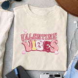 Valentine vibes sublimation design, png for sublimation, Valentine PNG, Retro valentine PNG