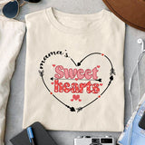 Mama's sweethearts sublimation design, png for sublimation, Valentine PNG, Retro Valentine Mama PNG