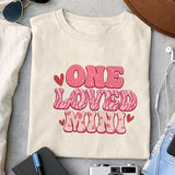 One loved mama One Loved Mini sublimation sublimation design, png for sublimation, Valentine PNG, Retro Valentine Mama PNG