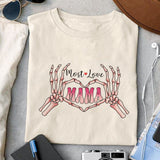 Most loved mama sublimation design, png for sublimation, Valentine PNG, Retro Valentine Mama PNG