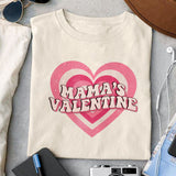 Mama's Valentine sublimation design, png for sublimation, Valentine PNG, Retro Valentine Mama PNG