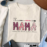 This mama wears her hearts on her sleeve sublimation design, png for sublimation, Valentine PNG, Retro Valentine Mama PNG