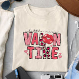 Little miss Valentine sublimation design, png for sublimation, Valentine PNG, Retro Valentine Mama PNG