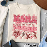 Mama is my valentine sublimation design, png for sublimation, Valentine PNG, Retro Valentine Mama PNG