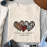 Love never fails 1 corinthians 13 8 sublimation design, png for sublimation, Valentine PNG, Valentine quote PNG