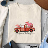 Loads of love special delivery sublimation design, png for sublimation, Valentine PNG, Valentine quote PNG