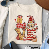 Love sublimation design, png for sublimation, Valentine PNG, Valentine Gnome vibes PNG