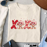 XOXO sublimation design, png for sublimation, Valentine PNG, Retro valentine PNG