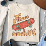 Heart breakers sublimation design, png for sublimation, Valentine PNG, Retro valentine PNG