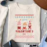 Happy Valentine's day SVG design, svg for sublimation, Valentine SVG, Retro Valentine ugly sweater SVG