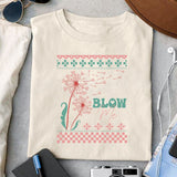 Blow me SVG design, svg for sublimation, Valentine SVG, Retro Valentine ugly sweater SVG