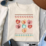 ABCDEFU SVG design, svg for sublimation, Valentine SVG, Retro Valentine ugly sweater SVG