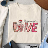 All you need is love sublimation design, png for sublimation, Valentine PNG, Valentine coffee PNG