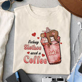 Feeling Slothee Need a Coffee sublimation design, png for sublimation, Valentine PNG, Valentine coffee PNG