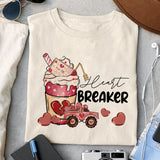 Heartbreaker sublimation design, png for sublimation, Valentine PNG, Valentine coffee PNG