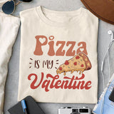 Pizza is my valentine SVG design