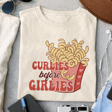 Curlies before girlies SVG design