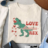 Love -Asaurus- Rex SVG design