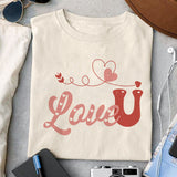 Love U sublimation design